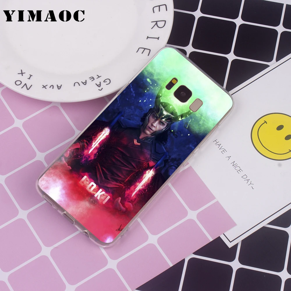 YIMAOC Loki Tom Hiddleston for Samsung Galaxy A10 A20 A30 A40 A50 A70 A2 J4 J6 J7 J8 Core Duo Note 10 Plus Soft Case |