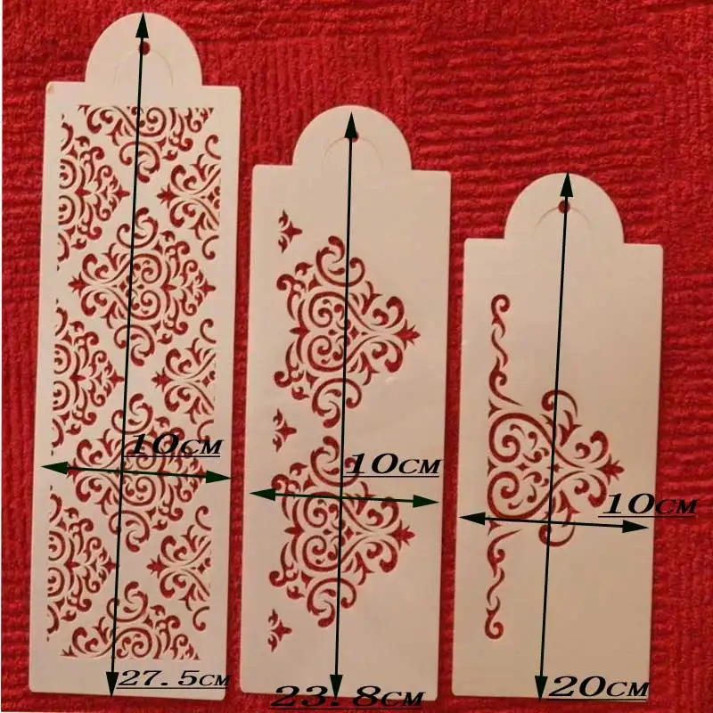 Кухня 3 шт трафарет для пирога печенья хлебобулочные Инструменты помадка форма