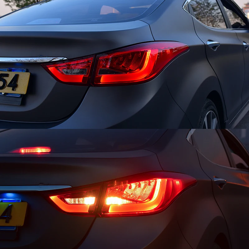 Хвост светильник в сборе для Hyundai Elantra светодиодный Бег стоп сигнал поворота| |