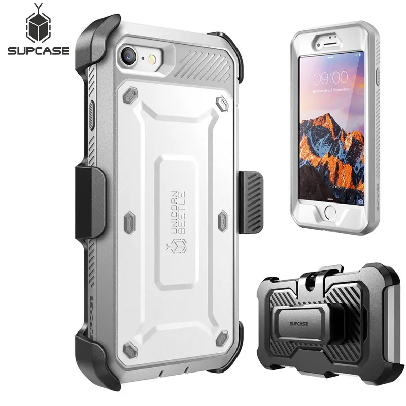 SUPCASE для iphone 7 (выпуск 2016) единорог Жук серии UB Pro всего тела прочный Чехол кобура со