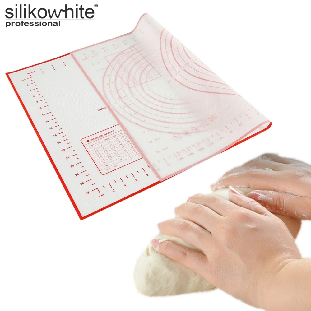 1PC Non Stick Silicone Baking Mats Liners Cake Rolling Cuttinig Pizza Dough Fondant Mat Pastry Sheet Accessories Supplies Items | Дом и сад