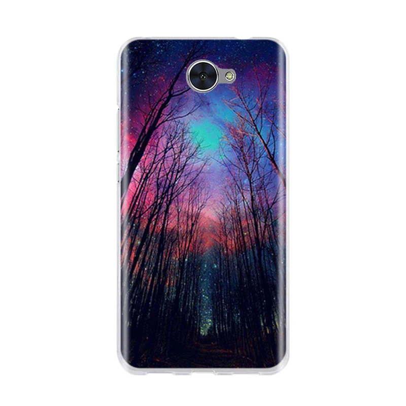 Для Huawei Y7 чехол для Y3 2017 / Y5 Y6 мягкий силиконовый 3D TPU Fundas Coque чехлы телефонов |