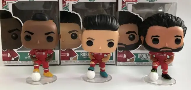 Футбол Romelu Lukaku& ZLATA Ibrahimovic& Paul Pogba robero Firmino& Mohamed Salah& Sadio Mane Виниловая фигурка кукол игрушки