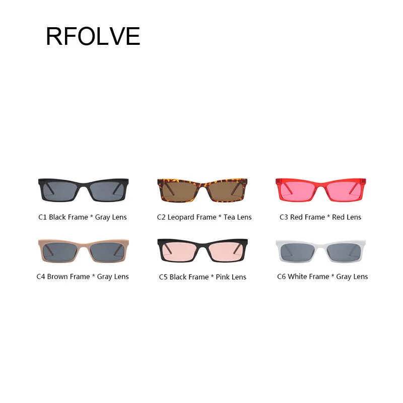 Rfolve модные Очки Брендовая Дизайнерская обувь Винтаж квадратный Солнцезащитные