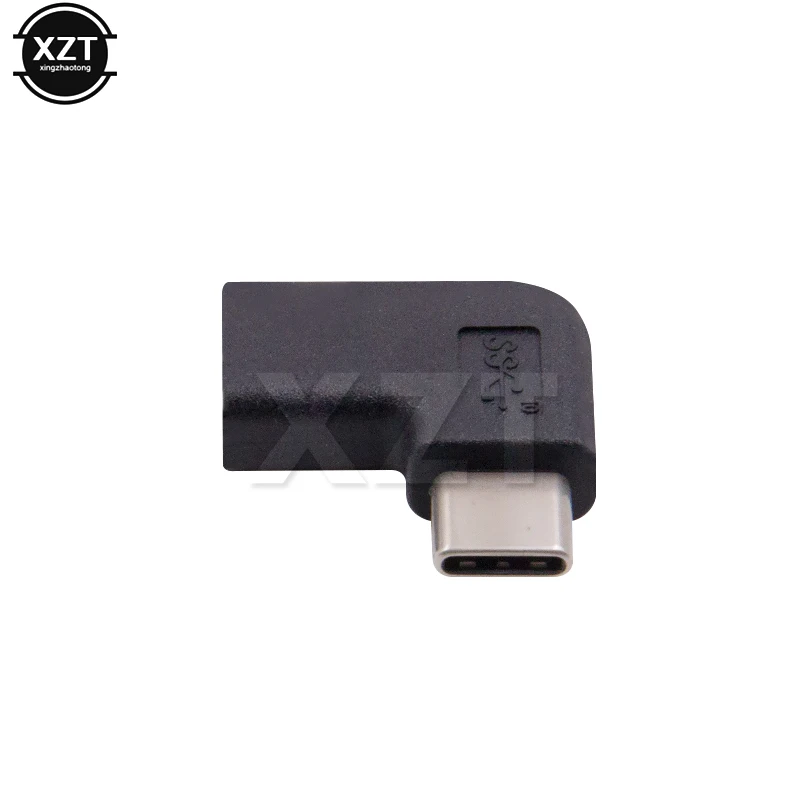 90 градусов правый угол USB 3 1 к Type C адаптер конвертер папа женскому для Android Huawei mate20