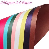 craft paper card making cardboard shining kraft paper thick paperboard 250gsm pearl color paper diy card iridescent paper