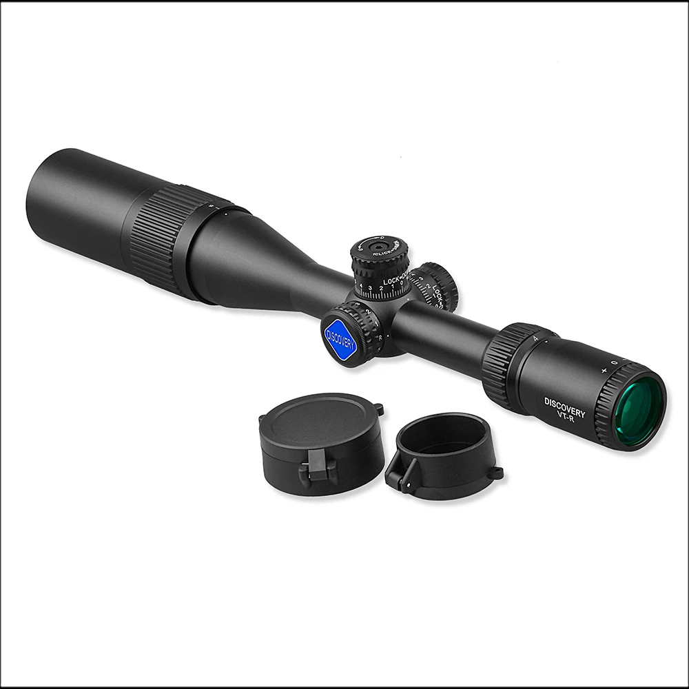 Discovery оптика VT-R 4-16X42 AOE Tacticle Riflescope оптический прицел зеленый подсвеченный красным