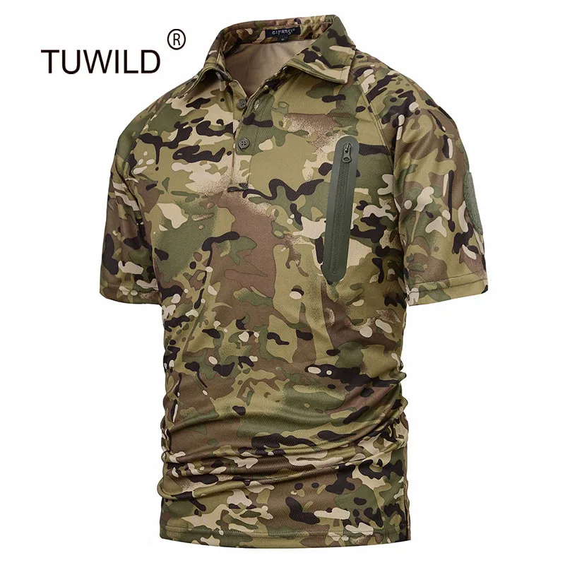 Новая летняя быстросохнущая футболка камуфляжная уличная тактическая рубашка с