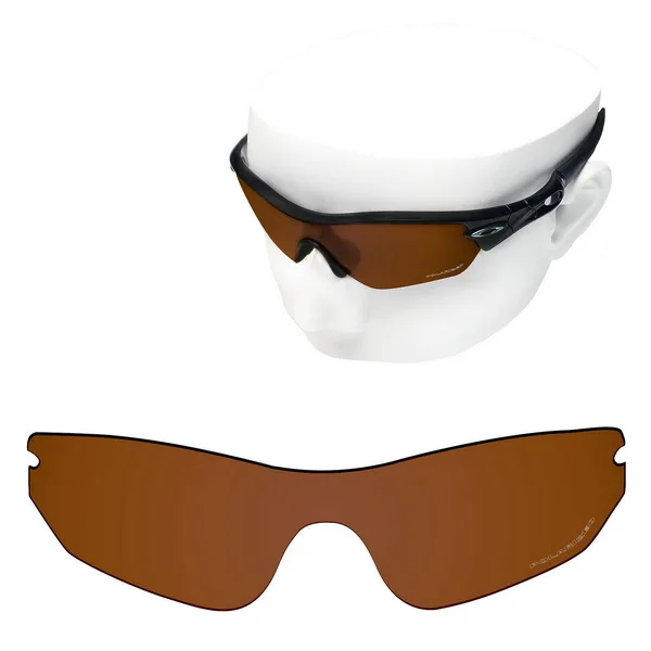 Brown OOWLIT Анти-Царапины Сменные линзы для-солнцезащитные очки Oakley радар край OO9184 травления поляризованных солнцезащитных очков - Цвет линз: Brown