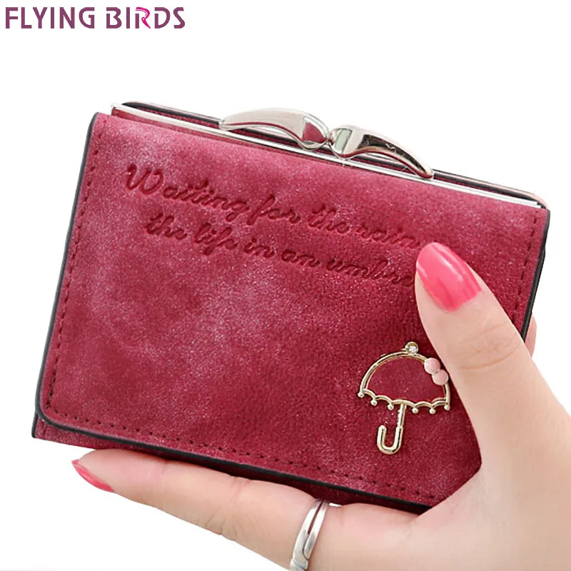 Летающие птицы! Женские кошельки короткий кожаный кошелек в долларах клатч