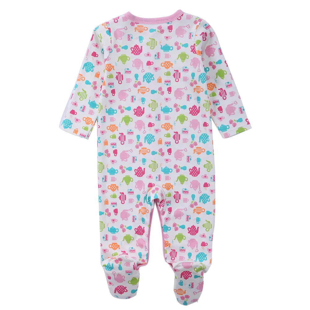 100% хлопок одежда для новорожденных девочек детский комбинезон боди костюм