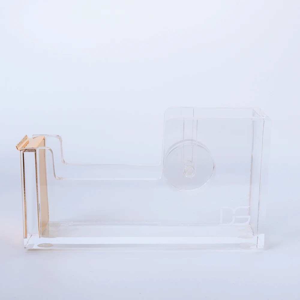 

High quality acrylic stapler students office stationery transparent metal staplers