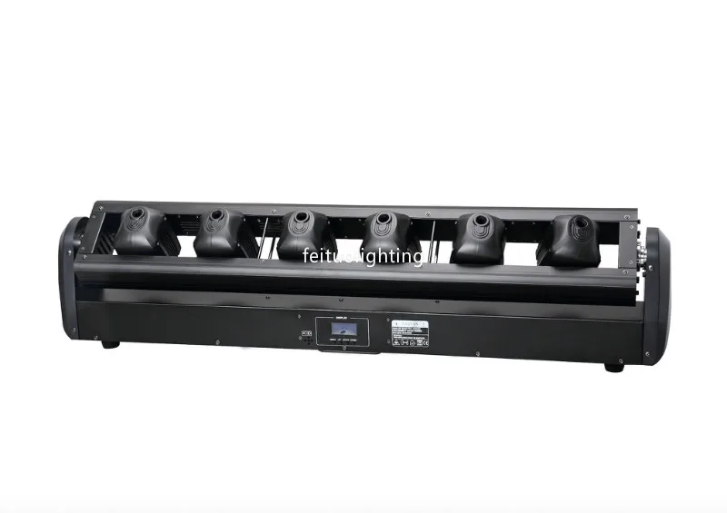 Новый 6 головок лазерный луч бар светильник DMX Лазерная движущаяся головка Вт RGB