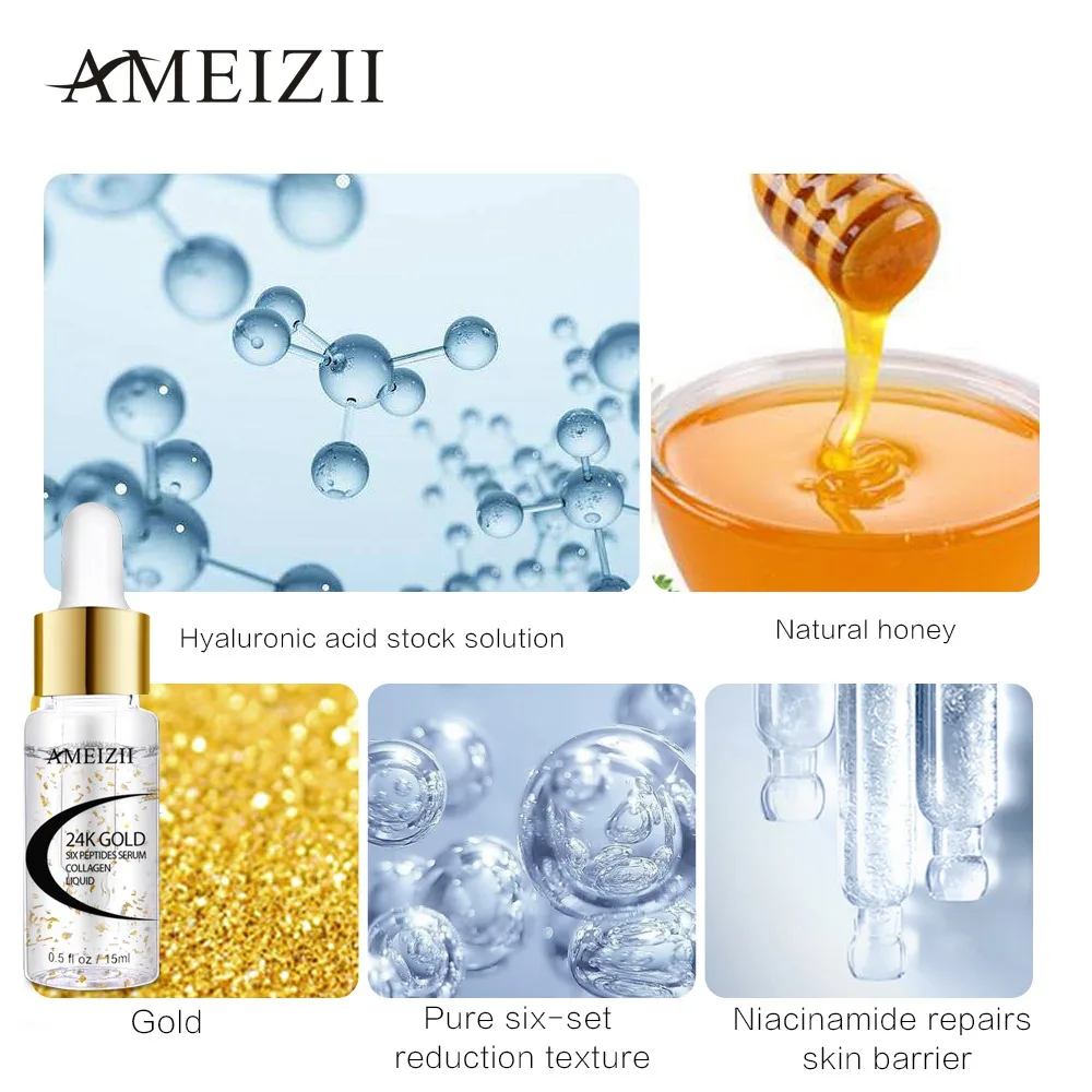 AMEIZII чистая Гиалуроновая кислота отбеливание коллагена увлажняющий уход за