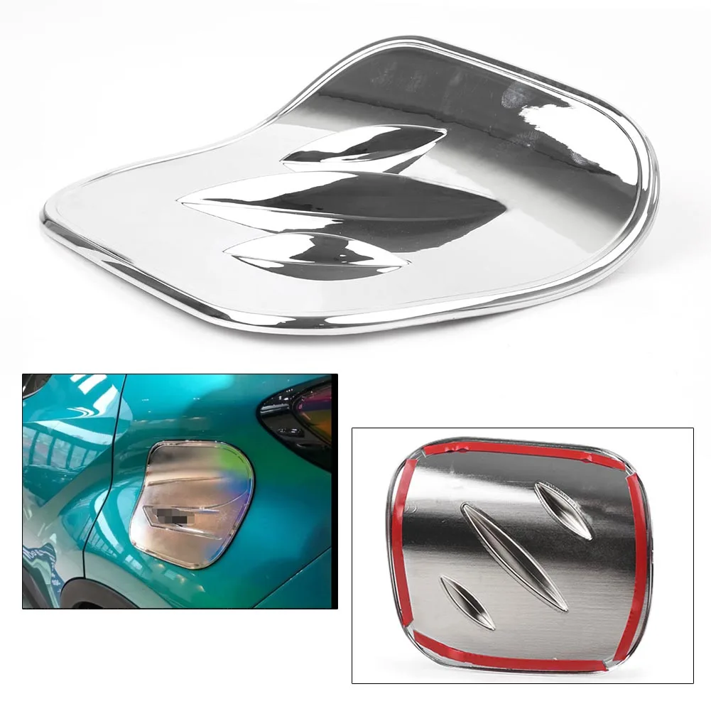 

Car Body Gas Tank Fuel Cover Trim Chrome ABS Fit TOYOTA CHR C-HR 2016-2018 2017