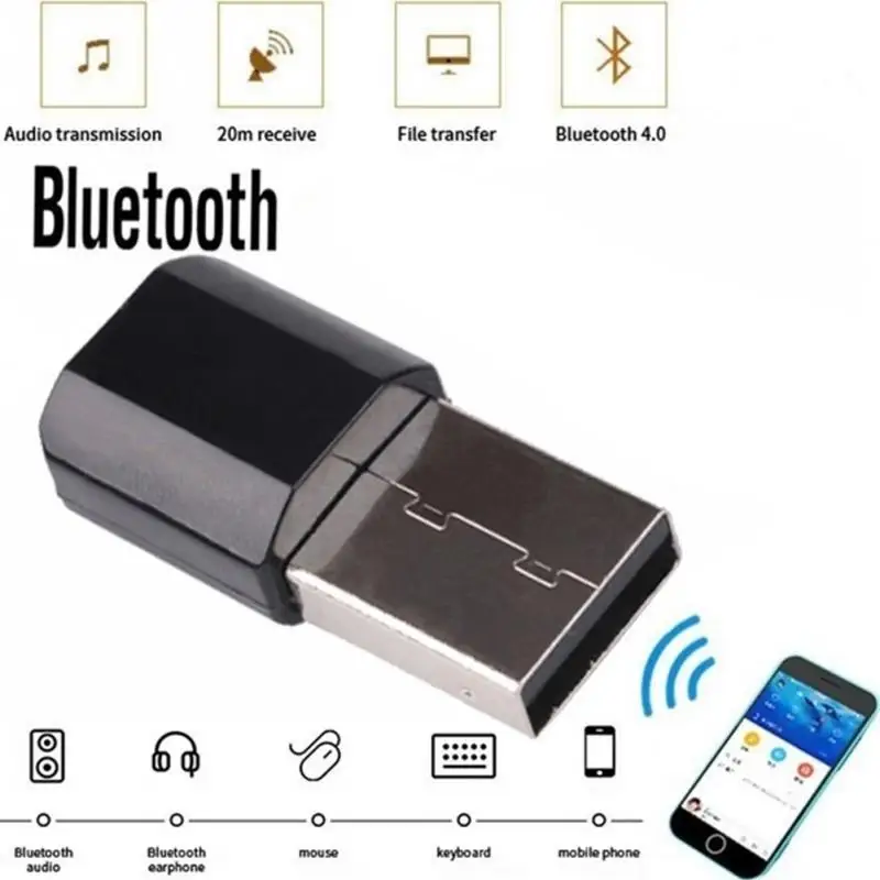 Bluetooth адаптер Мини 3,5 мм беспроводной портативный аудио приемник автомобильный практичный