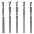 Спиральные карбидные фрезы с двумя канавками, 3,175x22 мм, 5 шт.
