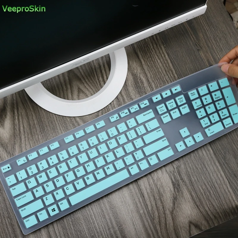 Для Dell KM636 беспроводная клавиатура и Dell KB216 Проводная клавиатура все в одном ПК клавиатура крышка кожи