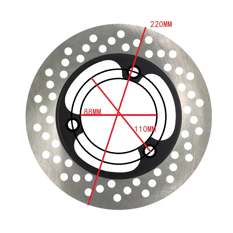 LOPOR мотоцикла тормозной диск ротора пригодный для Honda CBR250 MC19 VT250 NSR250 CBR400 RR NSR400 VFR400
