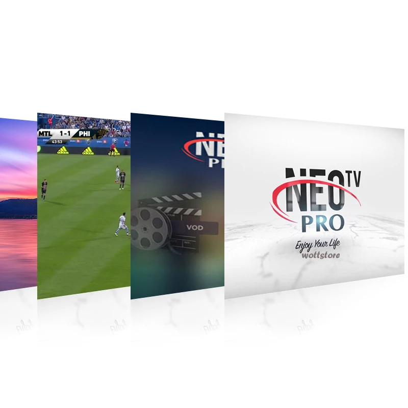 NEO tv Ip tv подписка английский арабский IPTV умнее pro smart tv Европа итальянский польский Испанский Великобритания, Португалия спортивный канал и vod