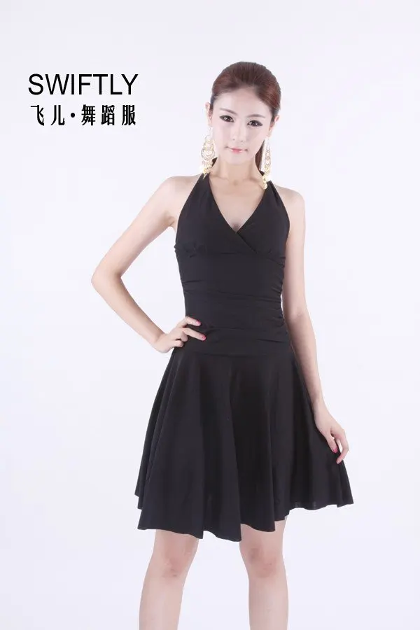 NEW Latin Salsa Ballroom dance backless dress Black | Женская одежда
