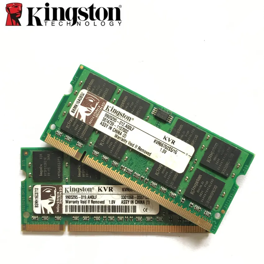 Оперативная память для ноутбука Kingston 1 ГБ 2 Гб 667 МГц SODIMM DDR2 МГц|sodimm ddr2|laptop memoryddr2 laptop