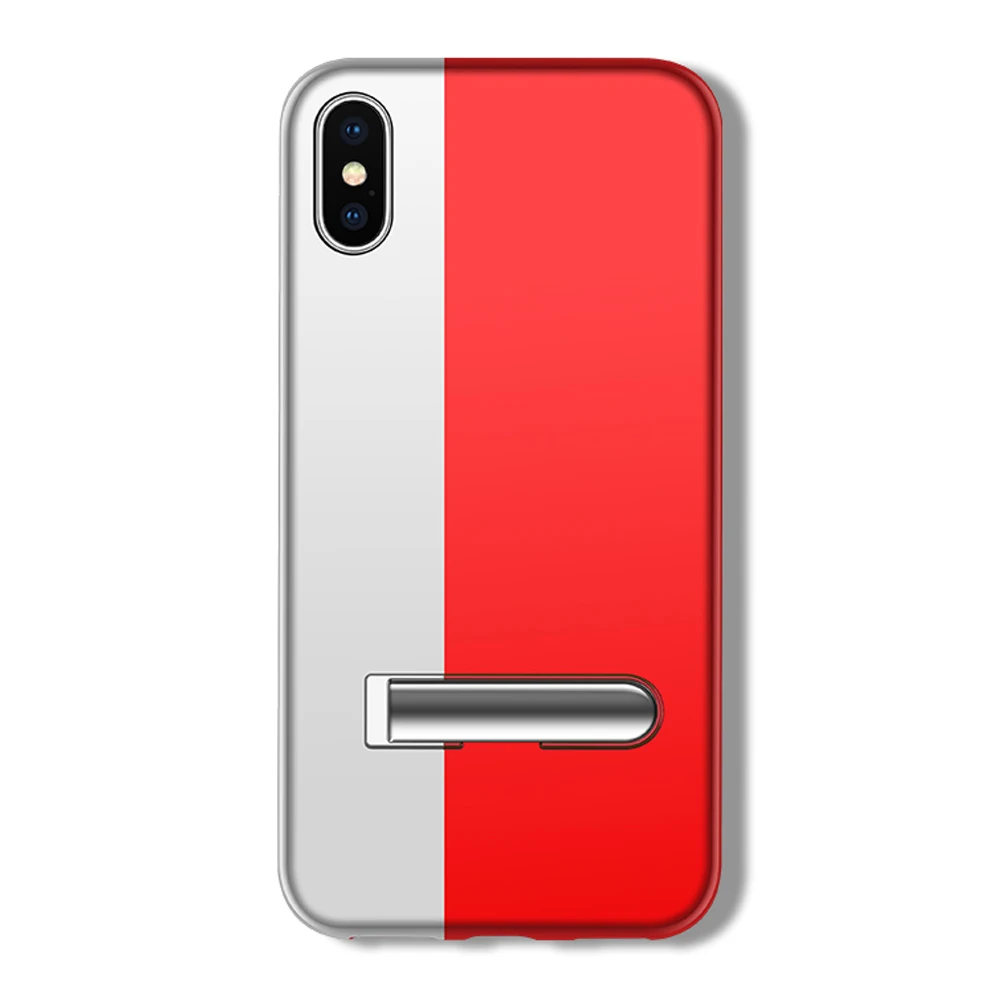 Silver Red CASEIER Adsorption Magnetic Case For iPhone 7 XS MAX XR 6S X Cool Metal Magnet Cover For iPhone 6 6s 7 8 Plus X XR XS Max Holder - Цвет: Silver Red