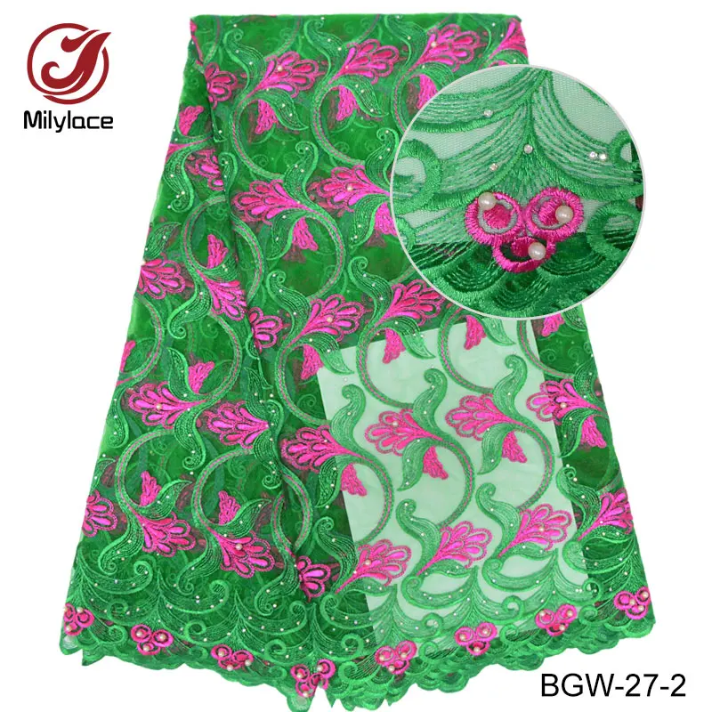 Африканская вышивка кружевной ткани купить 2 получить 1 бесплатная BGW 27|beaded lace