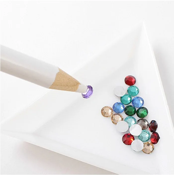 10 шт./лот белый инструмент для творчества алмазная коробка со стразами