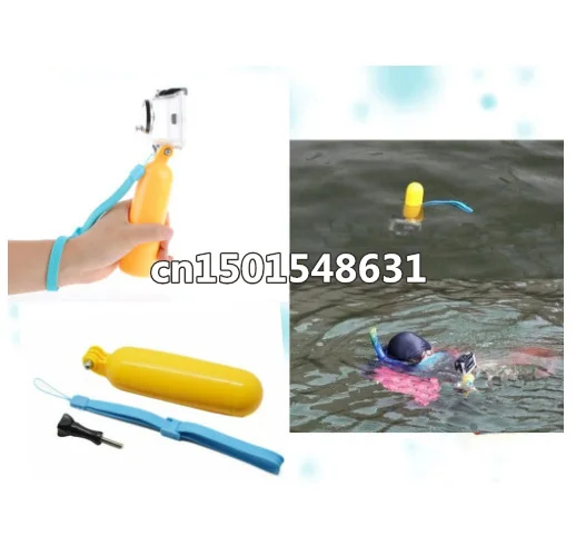 Поплавок Gopro Floaty ручной монопод ручка плавающая перламутровая желтая с ремешком