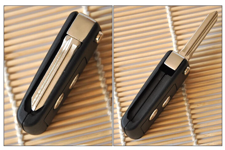 2 кнопки Модифицированная Складная откидная оболочка ключа дистанционного