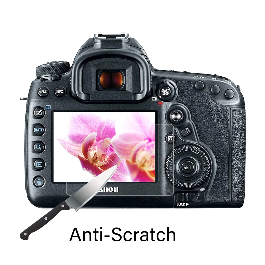 Защитная пленка для экрана Canon EOS 5D 6D 7D Mark II III IV Закаленное стекло ЖК-дисплея 60D 70D 77D
