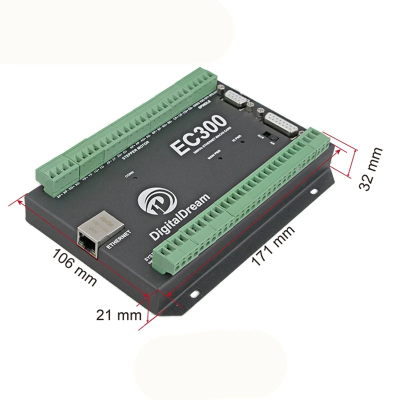 EC300 Mach3 плата управления 200 кГц Ethernet порт для ЧПУ Маршрутизатор 3 4 5 6 оси