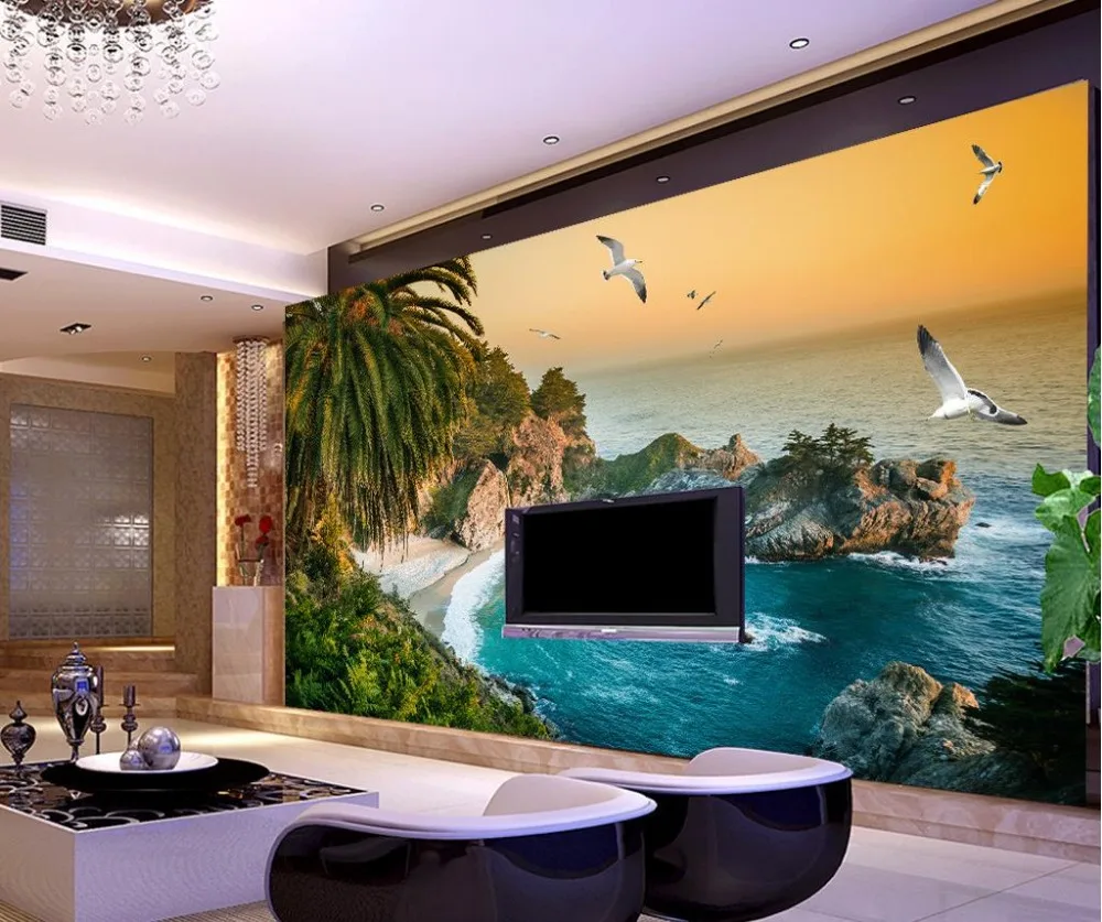 3d обои пейзаж ТВ фон красивые пейзажи стереокоррекция природа|wallpaper nature|3d wallpaper