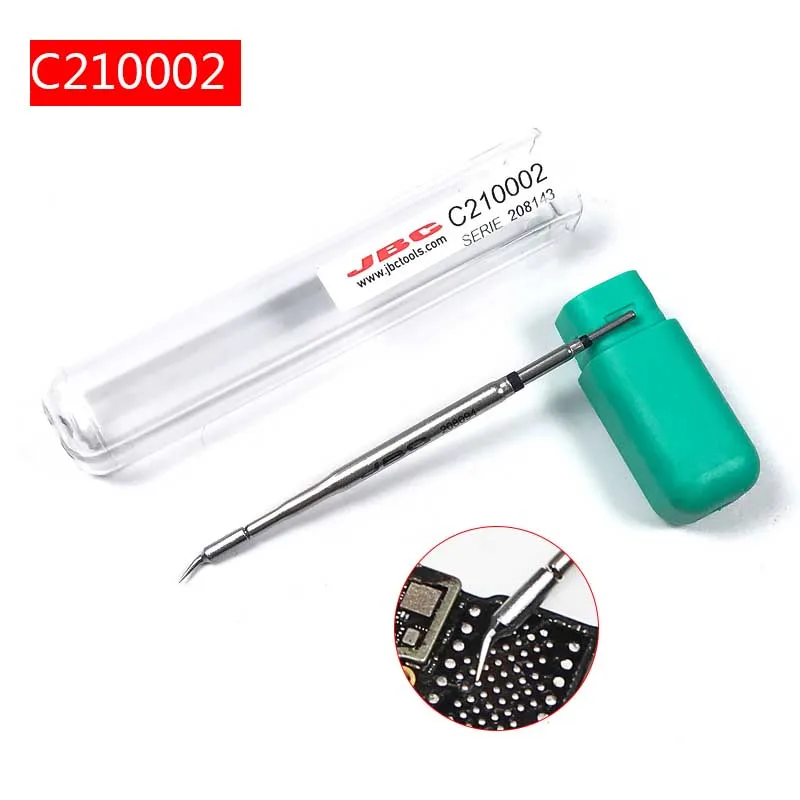 JBC C210-002 Jyrkior C210-018 паяльник наконечник паяльник карандаш для JBC T210-A T210-NA T210-PA паяльная станция сварочная работа - Цвет: JBC C210-002