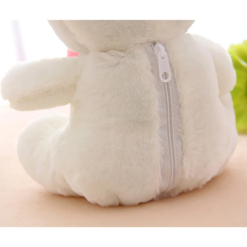 23CM 12Seconds Sound Recording Colorful Luminous Glowing Teddy Bear Plush Toy Stuffed Teddy Bear Lovely Special Gifts For Kids