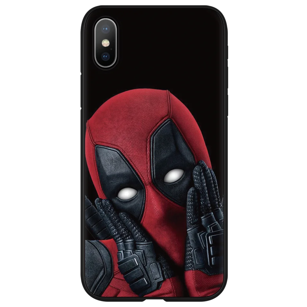 Marvel Мстители Jorker Dead Pool печать рисунок чехол TPU Мягкий для iPhone XS Max 7 8 Plus XS X 6 6S 5 5S 11 Pro Чехол для Max XR - Цвет: 0mwulian