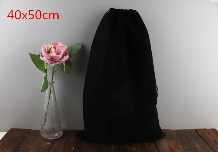 

Флокированные подарочные сумки на шнурке 40x50 см, розничная продажа, 20 дюймов, большой размер, вельветовый фланелевый ПК пылезащитный чехол, ...