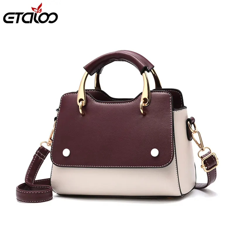 red beige Модный бренд Для женщин сумки цепи дизайн сумки на ремне для женские маленькие сумочки с клапанами женская сумка через плечо с металлической пряжкой - Цвет: red beige