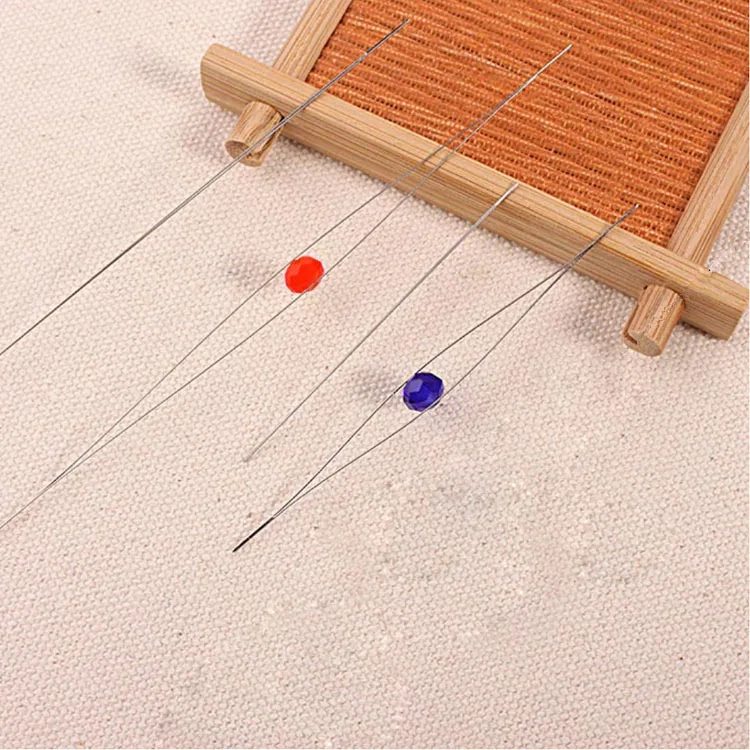 

GHRQX Hot Sell 75mm 100mm 120mm Beading Needles Threading necklace making tools 5 pcs