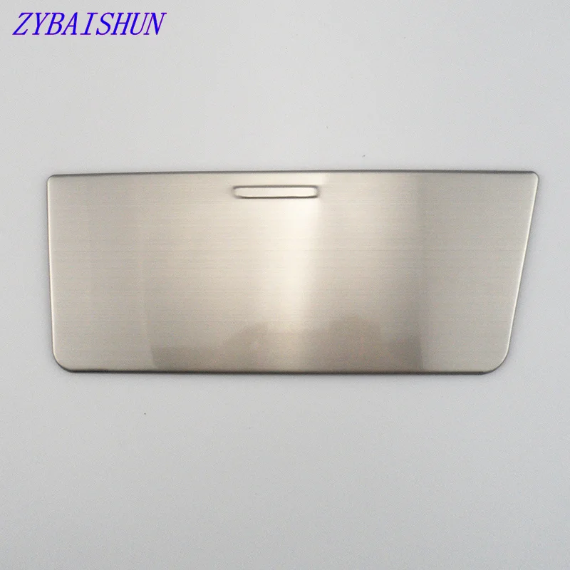 Центральная Автомобильная консоль коробка для хранения наклейка из нержавеющей