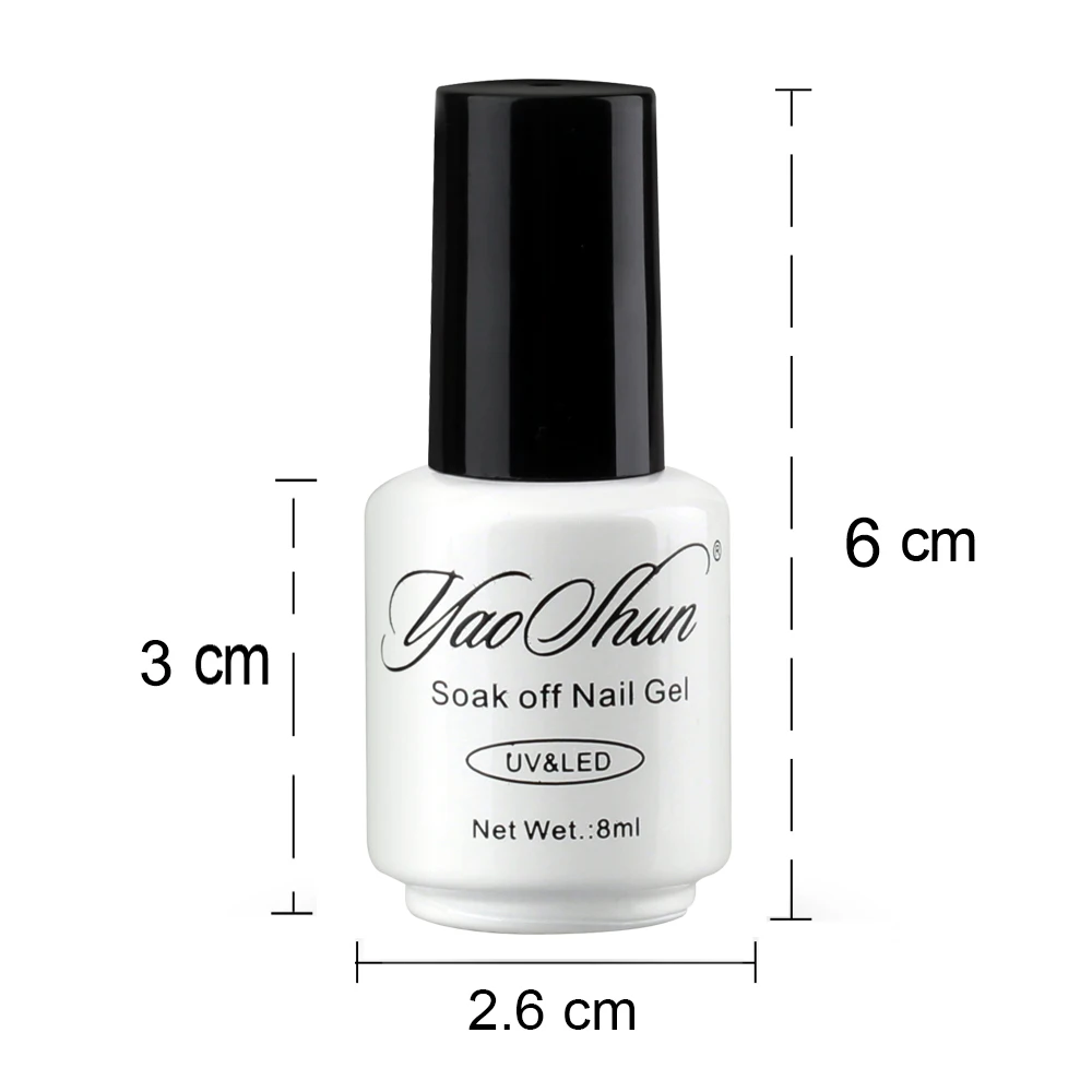 Yao Shun Nail Gel Polish Long Lasting Limited Sale UV LED Lacquer 1 pcs Color Art 8ML/PIECE | Красота и здоровье