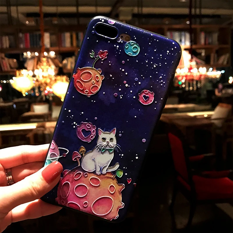 Силиконовый чехол для iPhone 6 plus 6s X 7 8 XR XS Max 11 pro Max|phone cases|3d phone casecase |