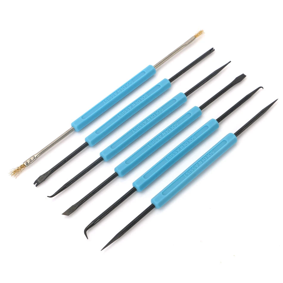 6 в 1 стальной паяльник BGA PCB набор инструментов для ремонта прецизионных