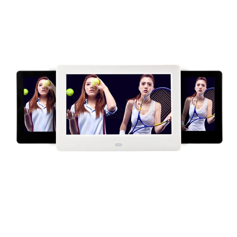 PINWEI цифровая фоторамка 7 дюймов ips HD 1024*600 светодиодный задний свет электронный