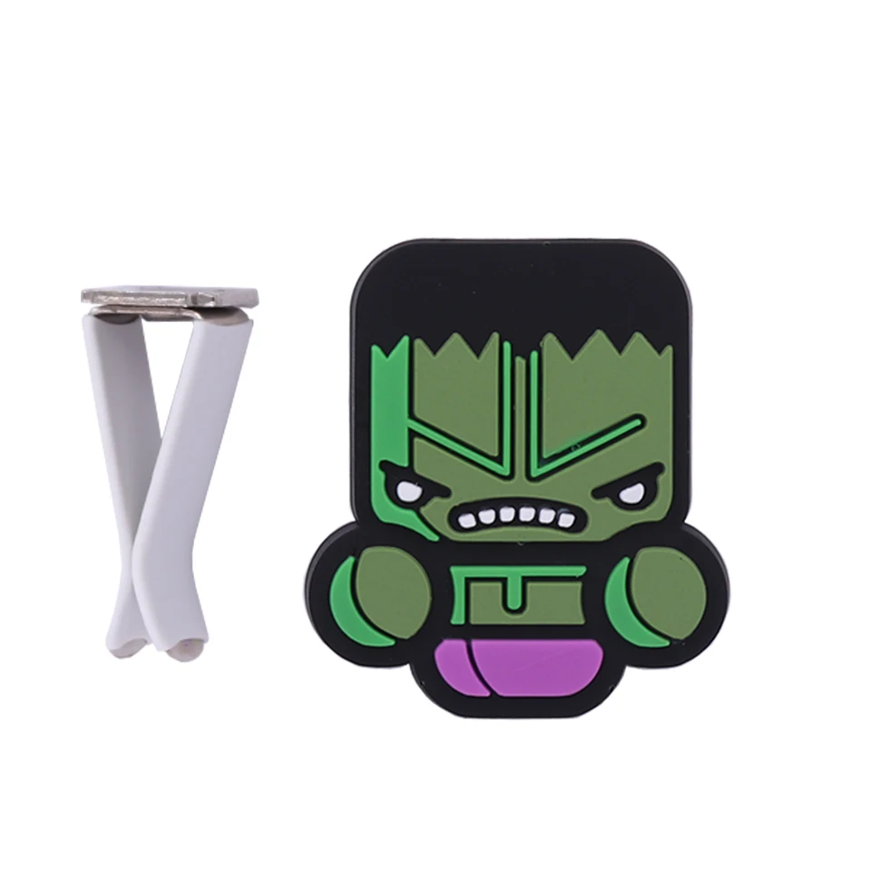 Hulk Cartoon Air Freshener Styling perfumes The Avengers Marvel Style Star Wars Iron Man Captain Auto Air Condition Vent Outlet Clip - Название цвета: Hulk