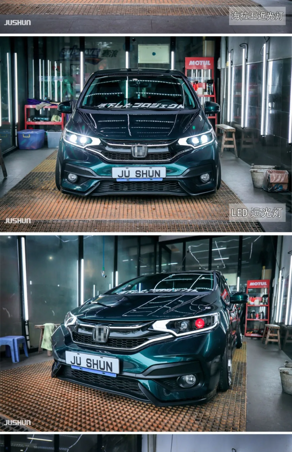 Автомобильный Стайлинг для HONDA Для Fit Jazz головная лампа- год черный корпус светодиодная фара в сборе