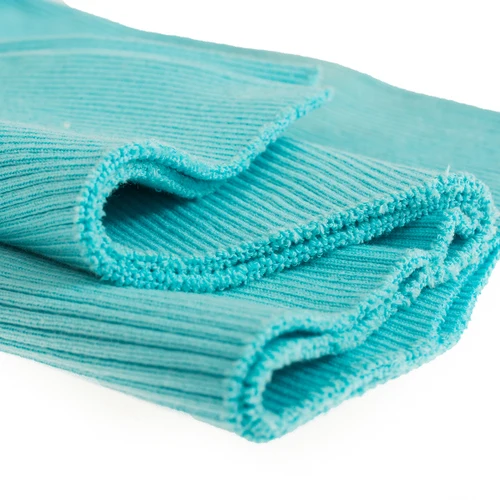 Light blue Толстый хлопок вырез манжеты нижний подол одежды ребра трикотажная ткань для детской одежды аксессуары - Цвет: Light blue