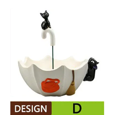 Design D YeFine смоляные горшки для цветов декоративные Мультяшные животные зонтик кашпо для суккулентных растений цветочный горшок в саду горшки для бонсая для домашнего сада - Цвет: Design D
