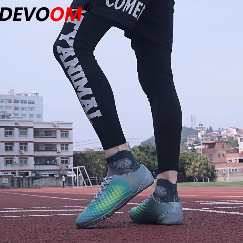 Высокие кроссовки унисекс для бега и занятий спортом с сетчатыми шипами | Спорт